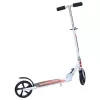 Trotineta din aliaj de metal, pliabila, ghidon reglabil, frana pe disc, ABEC-7, Alb