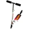 Trotineta din aliaj de metal, pliabila, ghidon reglabil, frana pe disc, ABEC-7, Alb