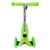 Trotineta cu 3 roti si luminite multicolore, Verde