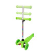 Trotineta cu 3 roti si luminite multicolore, Verde