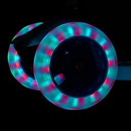 Trotineta cu 3 roti si luminite multicolore, Portocaliu