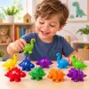 Set cu 10 dinozauri pentru motricitate fina, atentie si coordonare