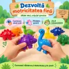 Set cu 10 dinozauri pentru motricitate fina, atentie si coordonare