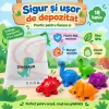 Set cu 10 dinozauri pentru motricitate fina, atentie si coordonare