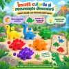 Set cu 13 dinozauri pentru motricitate fina, atentie si coordonare