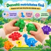 Set cu 13 dinozauri pentru motricitate fina, atentie si coordonare