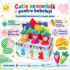 Set textil cu morcovi numerotati si servetele cu efect de fosnet