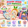 Telefon de jucarie pentru imitatie, explorare si relatia cauza-efect