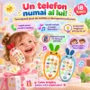 Telefon de jucarie pentru imitatie, explorare si relatia cauza-efect