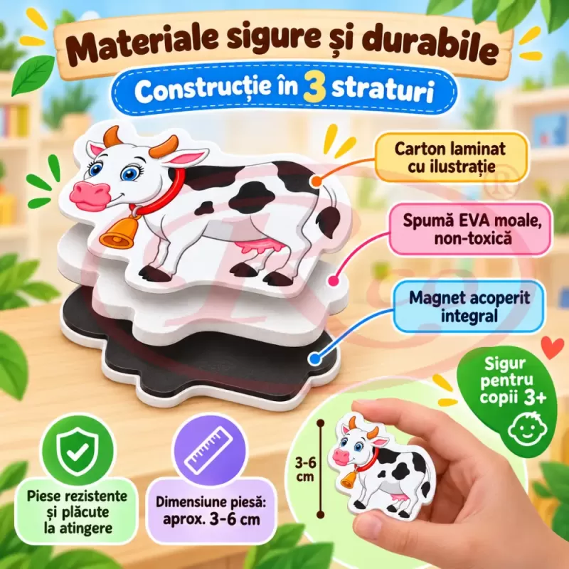 Joc educativ pentru povesti, asociere, memorie si invatarea animalelor