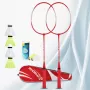 Set Palete Badminton pentru Recreere – 2 Palete, 6 Fluturasi si Husa de Protectie