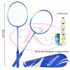 Set Rachete Badminton pentru Recreere – 2 Rachete, 6 Fluturasi si Husa de Protectie