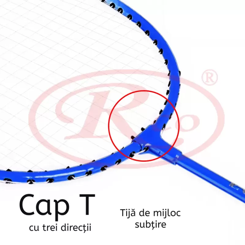 Set Rachete Badminton pentru Recreere – 2 Rachete, 6 Fluturasi si Husa de Protectie