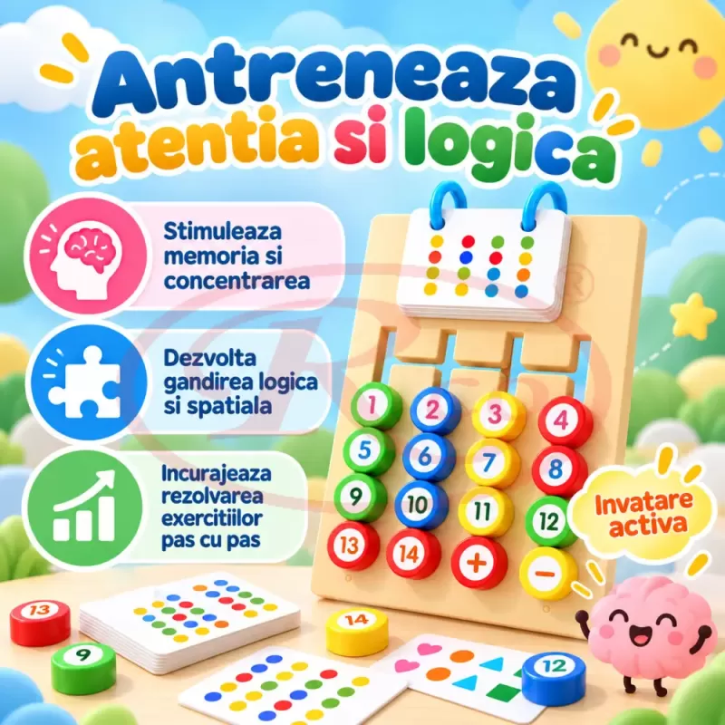 Activitate pentru memorie, atentie, coordonare si gandire spatiala
