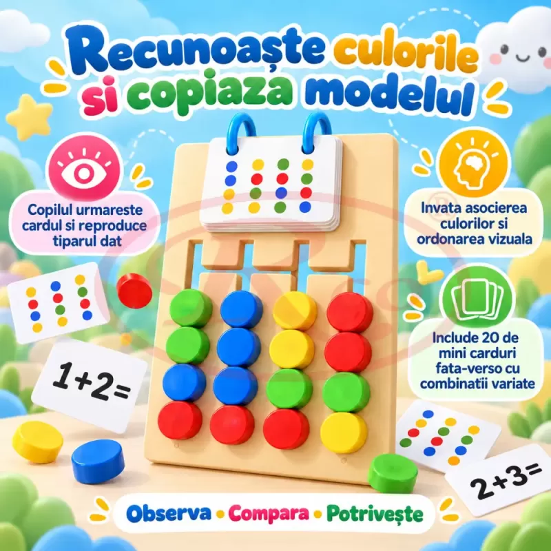 Activitate pentru memorie, atentie, coordonare si gandire spatiala