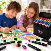 Set multicolor cu gentuta si suport pentru manga, lettering si proiecte creative