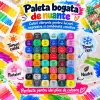 Set multicolor cu gentuta si suport pentru manga, lettering si proiecte creative