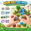 Set STEM magnetic pentru logica, orientare spatiala si imaginatie