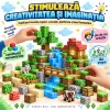 Set STEM magnetic pentru logica, orientare spatiala si imaginatie