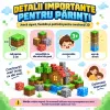 Set STEM magnetic pentru logica, orientare spatiala si imaginatie