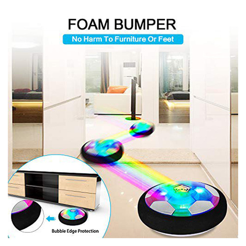 Set de joaca mini, 2 porti de fotbal cu minge rotativa Hover Ball, pompa de umflat, minge de fotbal din cauciuc