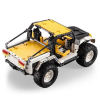 Jucarie educativa si interactiva STEM, set de constructie Masina Jeep cu 542 piese, telecomanda si control prin telefon, +6