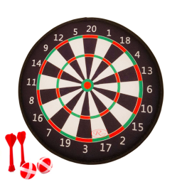 Set joc darts cu tinta Velcro si accesorii