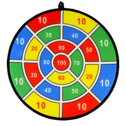 Set joc darts cu tinta Velcro si accesorii