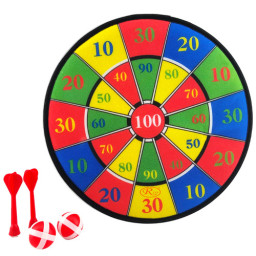 Set joc darts cu tinta Velcro si accesorii