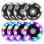 Roti role inline cu lumini LED 70mm / 84A, ABEC7, PU, set 8 bucati, pentru interior & exterior