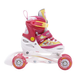 Role reglabile RCO cu pozitionarea multipla a rotilor, marime 34-37, Roz