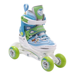 Role reglabile RCO cu pozitionarea multipla a rotilor, marime 34-37, Albastru