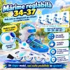 Pereche de role reglabile RCO SS5004M, marimea 34–37, cu roti LED multicolore