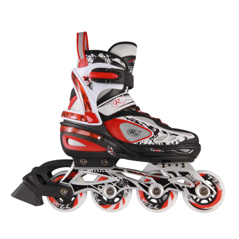 Role reglabile RCO, marimea 35-38, Rosu