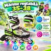 Pereche de role reglabile RCO SS5008M, marimea 35–38, cu sasiu din aluminiu