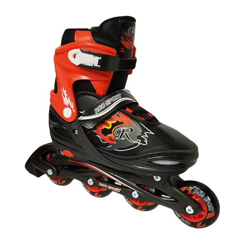 Role reglabile RCO, marime 38-41, Rosu