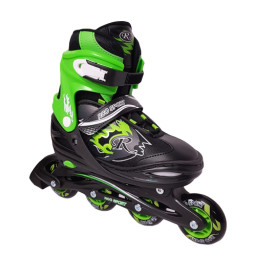 Role reglabile RCO, marime 38-41, Verde