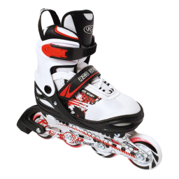 Role reglabile RCO, marime 34-37 ,Rosu