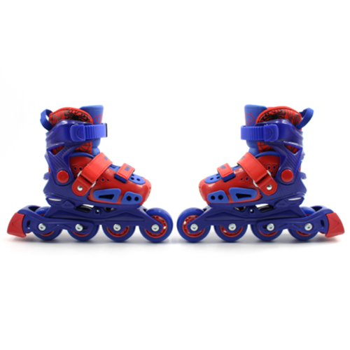 Set role reglabile pentru copii cu pozitionarea multipla a rotilor, marime, 29-33, Albastru