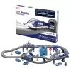 Circuit tren electric Police cu accesorii, 92 piese, DIY +3 ani