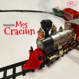 Circuit Tren Electric cu lumini, sunete realistice si abur, 400cm, 29 piese