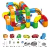 Circuit Trenulet Electric 3D Magnetic – 123 Piese, USB, Lumini | Set Constructie STEM pentru Copii, TR1021