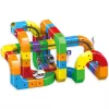 Circuit Trenulet Electric 3D Magnetic – 123 Piese, USB, Lumini | Set Constructie STEM pentru Copii, TR1021