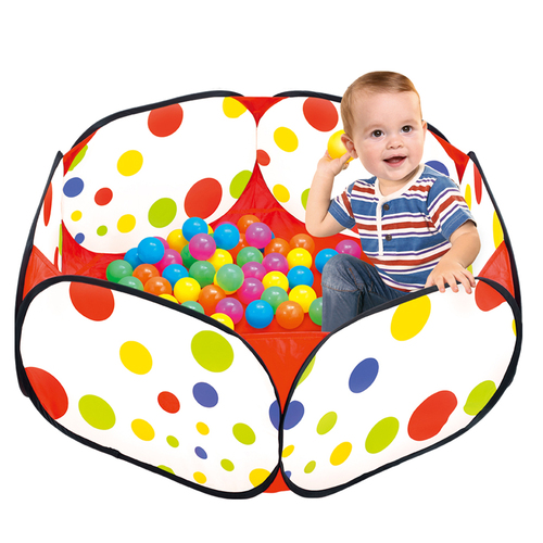 Tarc de joaca pentru copii cu 50 bile, Multicolor, TT3001