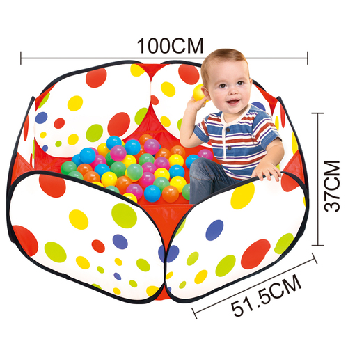 Tarc de joaca pentru copii cu 50 bile, Multicolor, TT3001