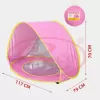 Cort Plaja Pentru Copii Cu Mini Piscina, Protectie Solara, Pop Up, Pink, 117x79x70cm