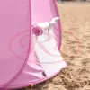 Cort Plaja Pentru Copii Cu Mini Piscina, Protectie Solara, Pop Up, Pink, 117x79x70cm