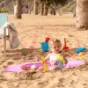 Cort Plaja Pentru Copii Cu Mini Piscina, Protectie Solara, Pop Up, Pink, 117x79x70cm