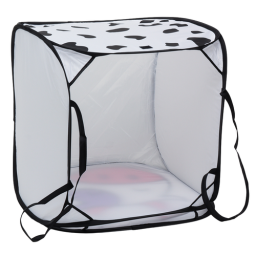 Cos depozitare cu capac pentru jucarii, Pop Up, Cute Cow, Poliester, 43 X 43 X 43 cm, 80L