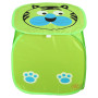 Cos depozitare cu capac pentru jucarii, Pop Up, Tigrisor Verde, verde, poliester, 43cm